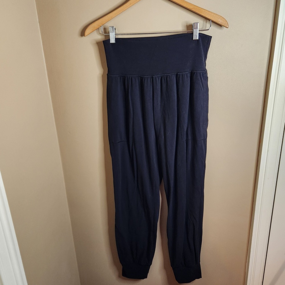 Athleta Salutation Jogger in Powervita Black High Rise Pants Women Small